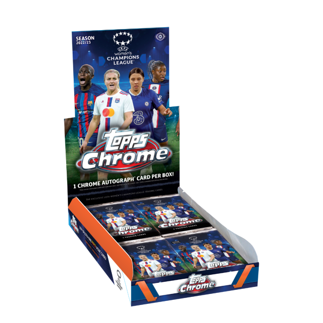 2023 Topps Chrome® UEFA Women's Champions League - Hobby Box