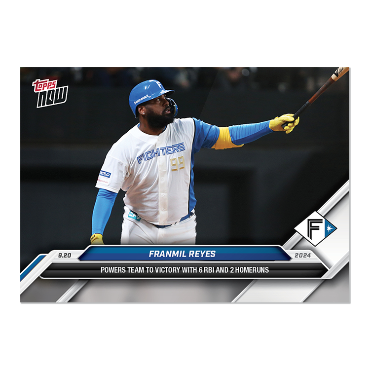 フランミル・レイエス Franmil Reyes 直筆サインカード 2022